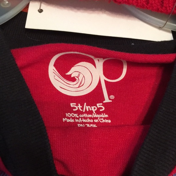 Ocean Pacific T-shirt & marching beanie 5T - Picture 4 of 4